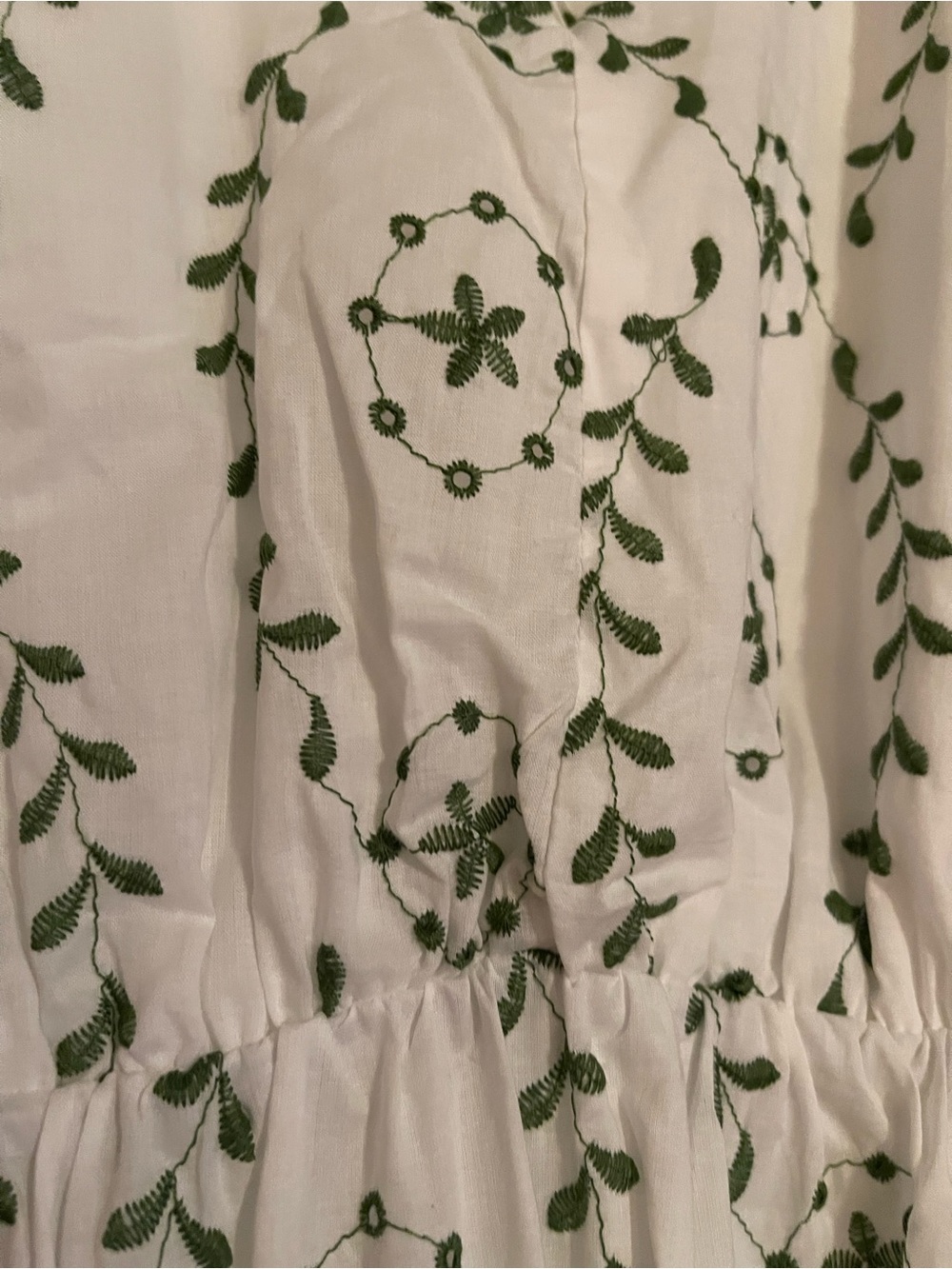 a new day White Maxi Dress with Green Floral Print - Picture 5 of 7
